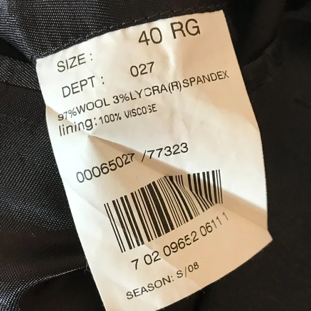 Brooks Brothers 346 Stretch 40R Suit Jacket Blazer Sport Coat Size 40